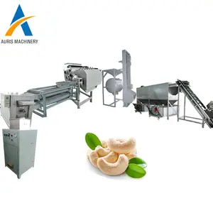 Elektrische Cashewnoten Grader Cracker Sorter Koffiebrander Dunschiller Machine Cashewnoten Productielijn Ruwe Cashewnoten Verwerking Machine