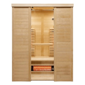 Sauna infrarrojo rojo de calor seco para interiores, el mejor Sauna para 2 personas, <span class=keywords><strong>2022</strong></span> - Product Image 1