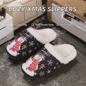 Pantoufles en peluche de haute qualité pour l'hiver, le printemps et l'automne, pantoufles chaudes, mignonnes et amusantes en coton, pour la maison, pour hommes et femmes - Product Image 2