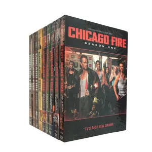 Chicago Fire Season 1-10 Die komplette Serie Boxset 55 Discs Fabrik Großhandel DVD-Filme TV-Serie Cartoon Region 1Free Ship