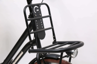 Vélo de ville à une vitesse de 26 pouces en gros, avec fourche et cadre en acier, style rétro classique, vélo de rue ancien