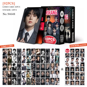 Set de 92 Tarjetas ARIRANG en Caja, Tarjetas Fotográficas HD de Alta Calidad, Caja de Regalo con Pegatinas, Regalo para Fans de JIN, JIMIN, JHOPE, RM, V, SUGA - Product Image 1