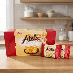 Ofrecemos Muestras Gratis |   Galletas crujientes de sésamo negro Premium Morning Tea Companion 342g, aperitivo con sabor a nueces, empaque personalizado OEM ODM - Product Image 1