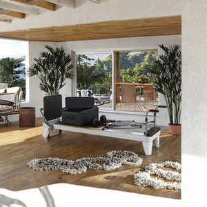 <span class=keywords><strong>Cama</strong></span> de Pilates Multifuncional de Aluminio con Resortes de Alta Elasticidad y Retorno Automático de Cuerdas para Uso Doméstico y en Estudios Comerciales - Product Image 2