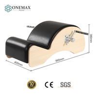 Correcteur de posture en bois d'érable blanc importé d'Amérique du Nord Onemax, rembourrage en cuir microfibre, pour studio de Pilates