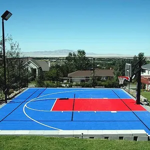 Antislip DIY Ihr Hinterhof 20'X20 'Outdoor ineinandergreifende Basketball platz Bodenfliesen für Sportplatz