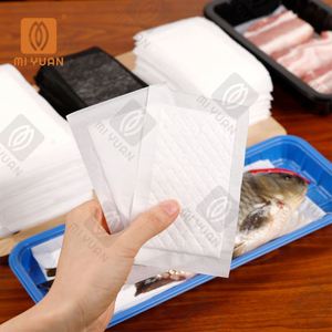 Disposable White Soaker Seafood Fresh Absorbent Pad Moisture Absorbing Pads Food Keep Fresh for Meat Pad Absprbent - Product Image 4