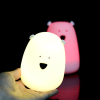 Portable Mini Touch LED Lune Lampe Blanc Chaud Émettant Chambre Bureau Lamparas De Techo pour Enfants