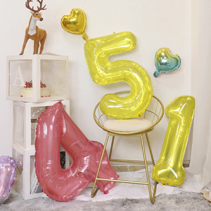 Globos de Número Gigantes Reutilizables al por Mayor, de 0 a 9, de Mylar, para Graduación y Celebración de <span class=keywords><strong>Cumpleaños</strong></span> - Product Image 4