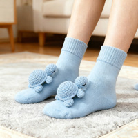 Chaussettes fantaisie en gros, motif animaux en peluche, chaussettes chaudes amusantes, cadeau, chaussettes 3D animaux, chaussettes tricotées à motifs de personnages de dessins animés mignons, broderie