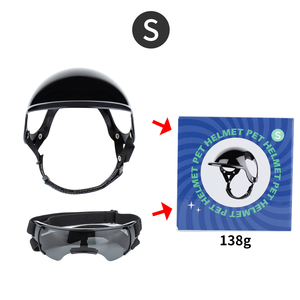 <span class=keywords><strong>Casque</strong></span> de moto pour animaux de compagnie avec trous pour les oreilles, <span class=keywords><strong>casque</strong></span> de sport pour chiens et chats - Product Image 2