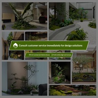 Grand arbre artificiel réaliste personnalisé en plastique pour la décoration intérieure du salon, plantes artificielles respectueuses de l'environnement