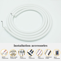 Tira de Luz LED RGB Flexible de Neón, 12V 24V, Clasificación IP67, para Exteriores, 5M 10M, Tubo de Silicona Redondo con Brillo Completo de 360°, para Tiendas, Centros Comerciales y Hoteles
