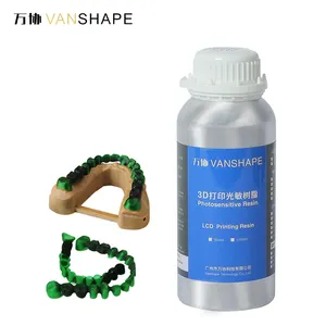 Vanshape ışık tedavi 3D diş reçine UV 405nm 3D yazıcı diş Castable reçine