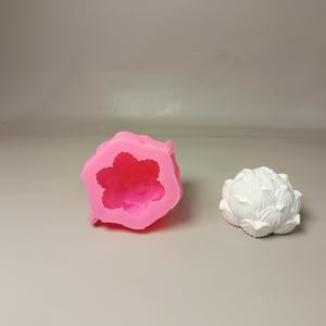 Moules de coulée en résine faits à la main pour bricolage ornements décoratifs Ins Style Silicone outils de bureau Lotus W0689 - Product Image 5