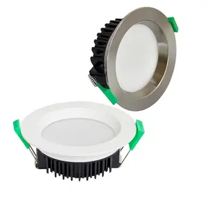 Luminária led para teto para decoração saa, aprovação 13w embutida, ultra fina, com condutor led externo ip65, die-cast alumínio 50000