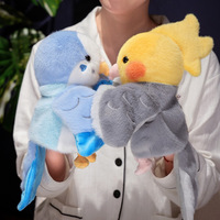 Marionnette Licorne Écologique en Peluche, Jouet en Coton PP et Polyester, Poupée en Tissu à Grande Bouche pour Ventriloquisme, pour Petite Fille