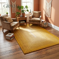 Tapis de table basse en laine fait main, fin, moderne, minimaliste, écologique et populaire, pour la maison, le salon, la salle à manger, la chambre à coucher