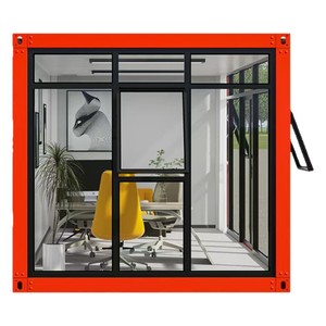Casa Contenedor de Panel Sándwich Rectangular, Moderna, para Uso en Oficinas, Grosor Estándar - Product Image 2