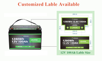Allemagne US UK Canada Best Seller Litium Batteries 12v 100ah 200ah Lipo Batteries 12v 100ah