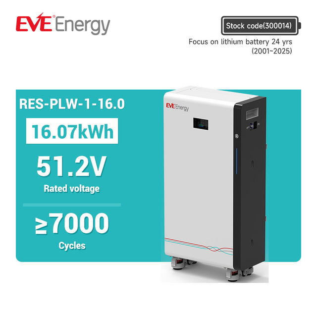 EVE Home Energy Storage System 10kwh 15kwh Off-Grid 314ah Lifepo4 Lithium Battery Wall-Mounted Solar Energy Storage System