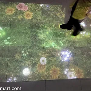 Offre Spéciale <span class=keywords><strong>en</strong></span> <span class=keywords><strong>ligne</strong></span> Enfants Multi Points 5*7m Interactive Wall Real Virtual 3D Indoor Immersive Game Interactive Projection Floor Games - Product Image 3