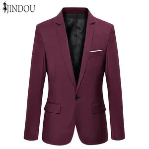 Casaco de casamento masculino, jaqueta de negócios da moda, ternos casuais, sólidos