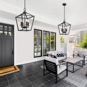 Guter Preis Einzigartiges Design Industrielle kommerzielle Leuchte Hängende Eisen Kunst Retro Pendel leuchte für Esszimmer Bett Zimmer Foyer - Product Image 4