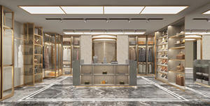 Modern Hot Selling Aluminum Frame <b>Wardrobe</b> Bedroom Set Furniture <b>Wardrobe</b> Aluminium Glass Cloth Steel <b>Wardrobe</b> Cabinet - Product Image 2