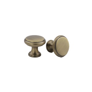 Pomo Redondo de Aleación de Zinc Bronce Antiguo para Armario, Tirador de Cajón, Manija para Puerta de Mueble - Product Image 1