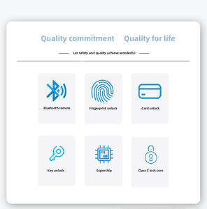 Cerradura Inteligente <span class=keywords><strong>Navicat</strong></span> Impermeable con Wifi, Aplicación Tuya, Cerradura Biométrica para Puerta, Manija de Puerta con Huella Dactilar, Cerradura Digital sin Llave Ttlock - Product Image 4