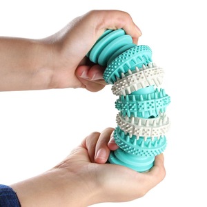 Giocattolo da Masticare per Cani in Gomma, Morbido e Resistente, a Forma di Manubrio, al Gusto di Menta, per la Cura Dentale e il Gioco, Tema Animazione - Product Image 4