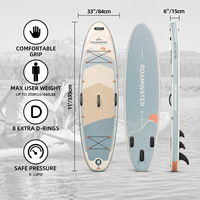 Équipement de paddle surf gonflable tout-en-un avec chambre à air haute pression et maintien de forme supérieur