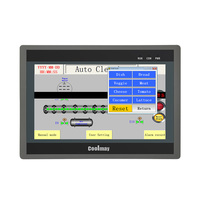 Grande taille 10 pouces 64 mo RAM PLC HMI tout-en-un construit avec 3AD3DA 0-5V 0-20mA