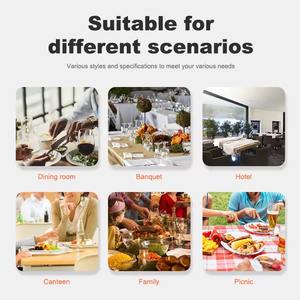 Service de table en porcelaine de style nordique avec logo personnalisé, utilisation pour les fêtes et les mariages, comprend un <span class=keywords><strong>kit</strong></span> d'ustensiles - Product Image 5