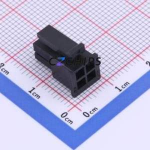 HC-MX3.0-2*2Y Housing (Wire-to-Board / Wire-to-Wire) P=3mm Connector 2x2P 3mm Micro-Fit (MX 3.0) 3mm - Product Image 1