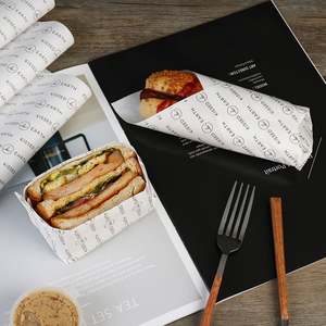 Papel para Bandejas de Restaurante, Embalaje para Sándwiches, Papel Desechable Antiadherente para Hornear, Papel para Pan, Pastel y Hamburguesas - Product Image 1