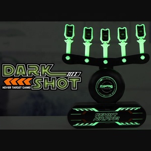 Jeu de tir à la cible flottante lumineuse 2 en 1 avec 2 pistolets à balles molles électriques pour enfants, tir de balle flottante dans l'obscurité - Product Image 3