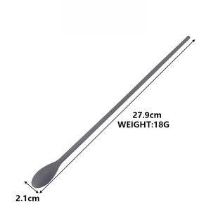 Bacchette e Cucchiaio Personalizzabili con Logo, Ecologici, in Melamina Grigia e Acciaio Inossidabile con <span class=keywords><strong>Silicone</strong></span>, per Cucina Giapponese e Coreana - Product Image 2