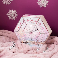 Calendrier de l'Avent personnalisé 2026 – Boîte vide pour emballage cadeau – Calendrier de l'Avent Beauté et Glamour 24 jours – Boîte de compte à rebours de Noël