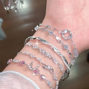 Bracelet de noël bijoux en argent allemand bracelet dubai or pulsera masculina bracelet en argent sterling - Product Image 1