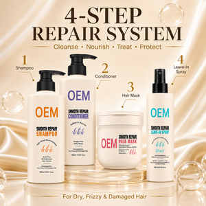 Wholesale Smooth Repair Hair Treatment Set with Keratin Ceramide Argan Oil Shampoo Conditioner Mask <b>Spray</b> for Hair Brands - Product Image 4