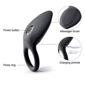 Anneaux vibrants avec 10 modes de vibration intenses pour hommes et couples, amélioration de l'érection masculine et stimulateurs clitoridiens féminins - Product Image 6