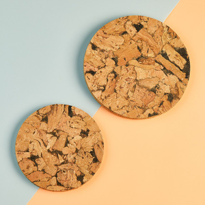 Sous-verres ronds <span class=keywords><strong>en</strong></span> <span class=keywords><strong>liège</strong></span> imprimés pour tasses à café, personnalisables avec logo, pour boissons domestiques - Product Image 3