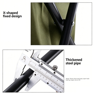 Silla Plegable Multifuncional para Camping con Aislamiento Térmico, Portátil para Jardín y Parque, con Mochila y Bolsa Refrigerante - Product Image 5