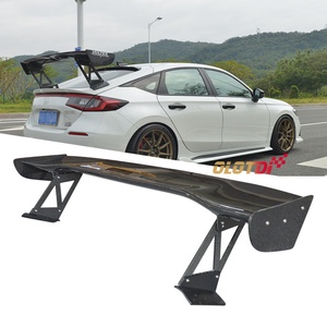 VTX Style Carbon Fiber Rear Bumper Spoiler Trunk Wing <b>Boot</b> Lip Ducktail for Honda Civic FL1 FL4 Auto Tuning - Product Image 2