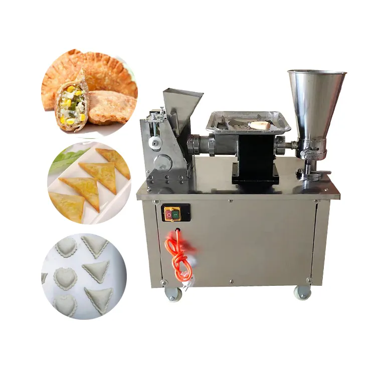 Auto Electric Pierogi Maker Machine Fully Automatic Dumpling Spring Roll India Punjabi Samosa Forming Making Machine