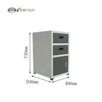CHNSMILE Armoire de classement pliable en acier, avec tiroirs de rangement pour bureau, design peu encombrant
