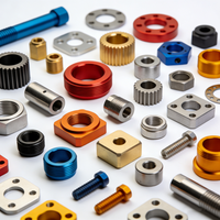 Pièces usinées CNC 5 axes sur mesure OEM en aluminium anodisé, acier inoxydable et laiton de haute précision
