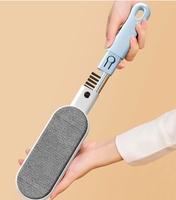 Nouvelle brosse adhésive multifonctionnelle pour poils d'animaux, grattoir à poils d'animaux, outil de toilettage pour animaux en plastique
